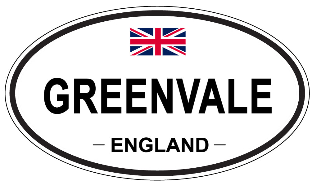 GREENVALE, England - Oval Magnet