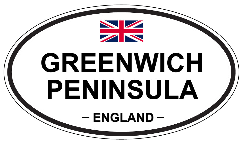 GREENWICH PENINSULA, England - Oval Magnet