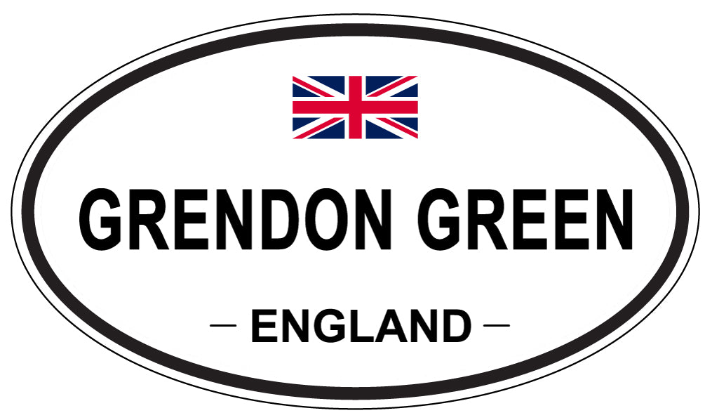 GRENDON GREEN, England - Oval Magnet