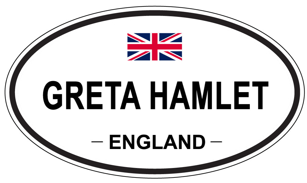 GRETA HAMLET, England - Oval Magnet