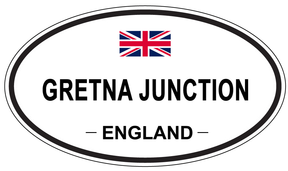 GRETNA JUNCTION, England - Oval Magnet