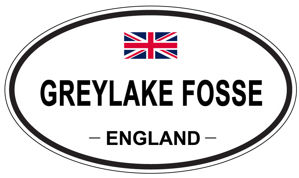 GREYLAKE FOSSE, ENGLAND - Oval Sticker