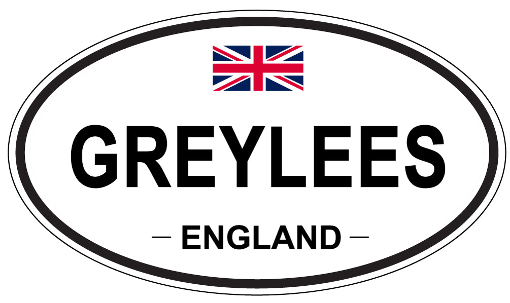 GREYLEES, England - Oval Magnet