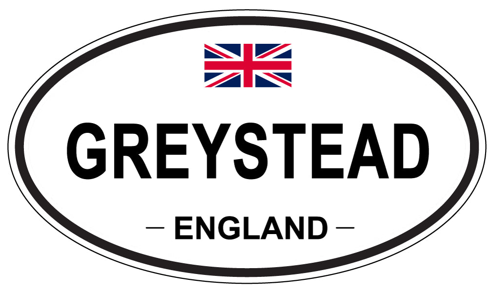 GREYSTEAD, England - Oval Magnet