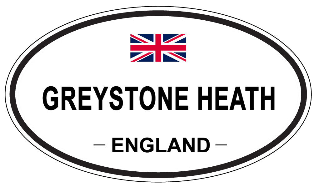 GREYSTONE HEATH, England - Oval Magnet