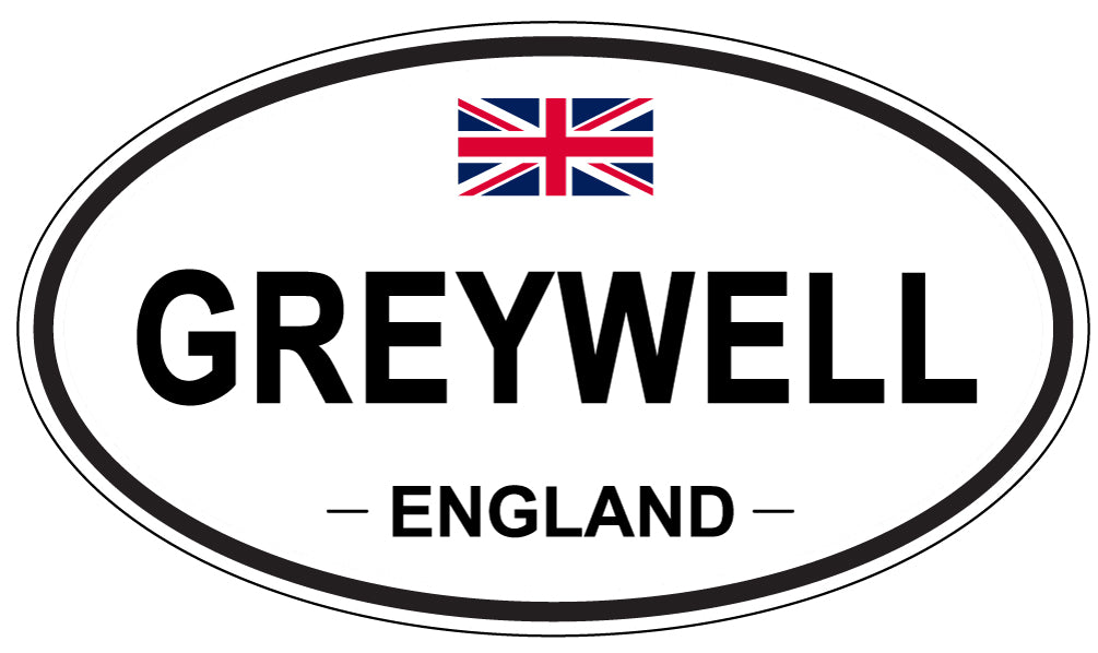 GREYWELL, England - Oval Magnet