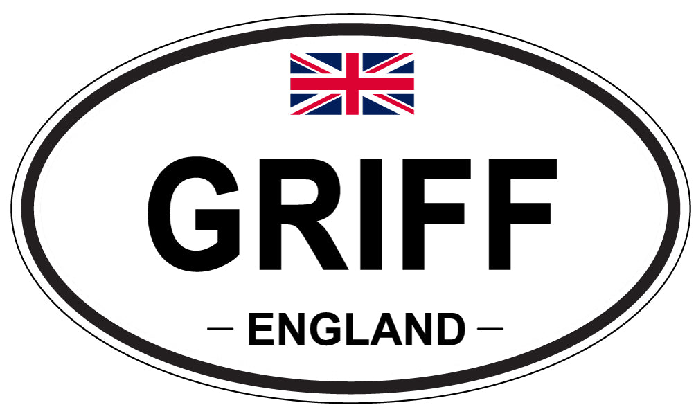 GRIFF, ENGLAND - Oval Sticker