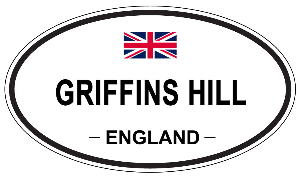 GRIFFINS HILL, England - Oval Magnet