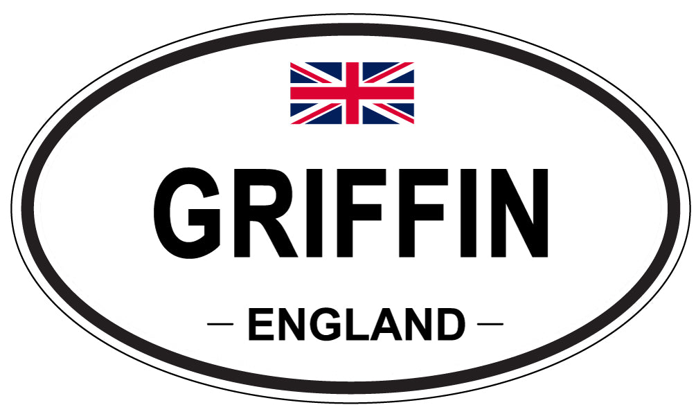 GRIFFIN, England - Oval Magnet