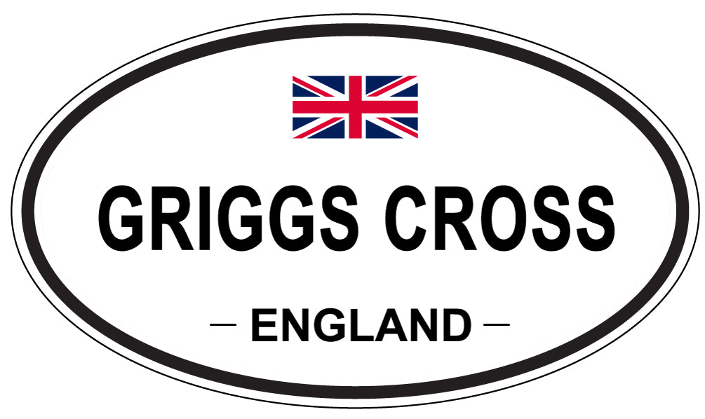 GRIGGS CROSS, England - Oval Magnet