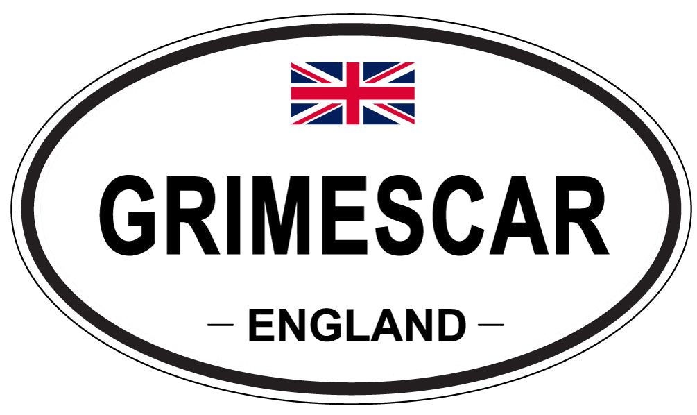 GRIMESCAR, England - Oval Magnet