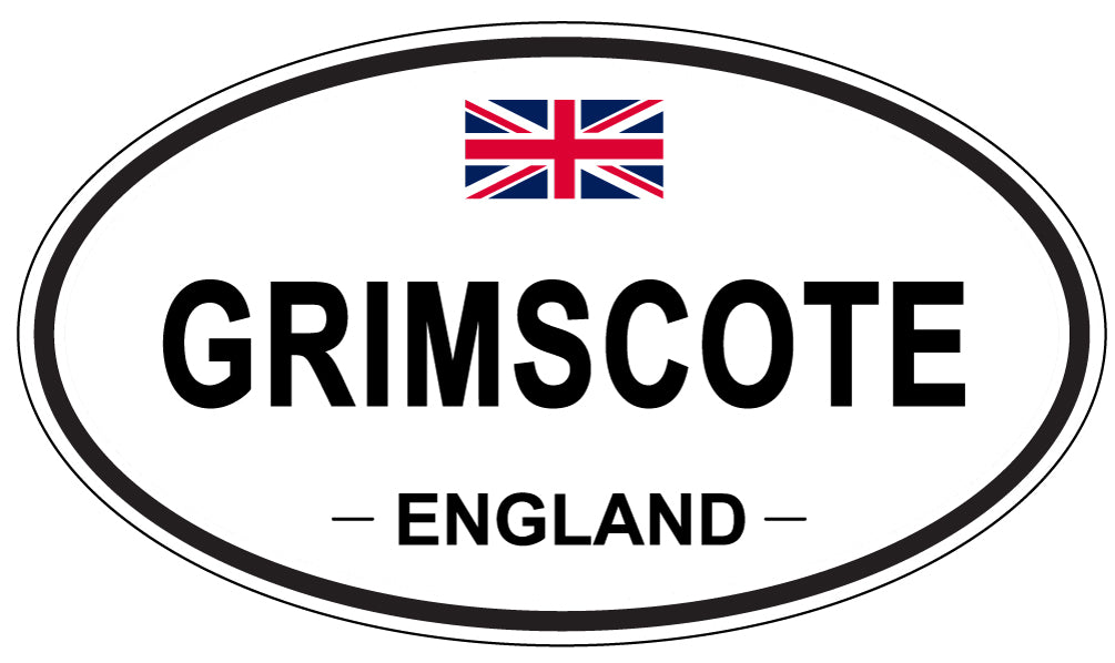 GRIMSCOTE, England - Oval Magnet