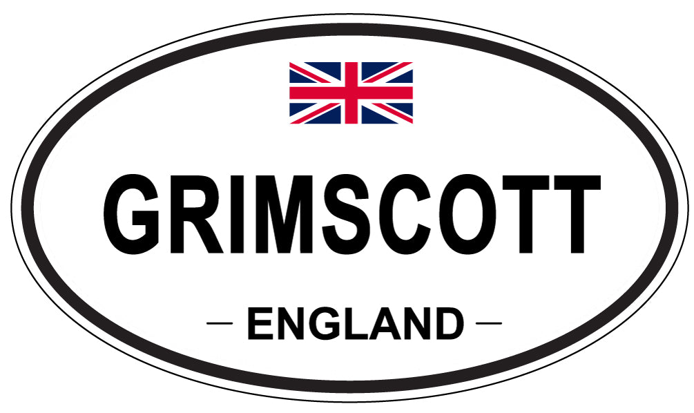 GRIMSCOTT, England - Oval Magnet