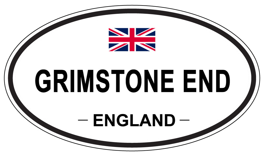 GRIMSTONE END, England - Oval Magnet
