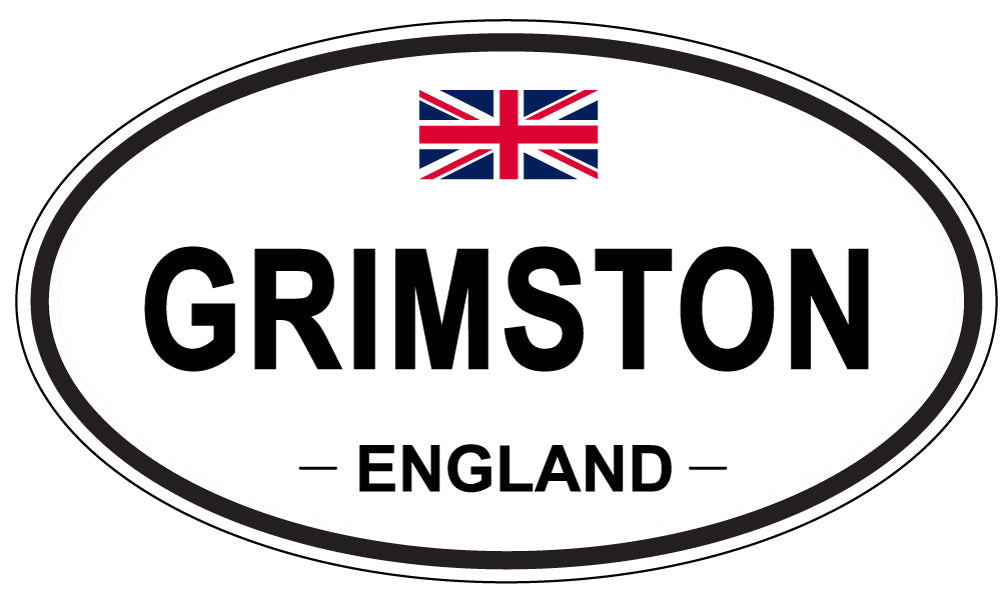 GRIMSTON, England - Oval Magnet
