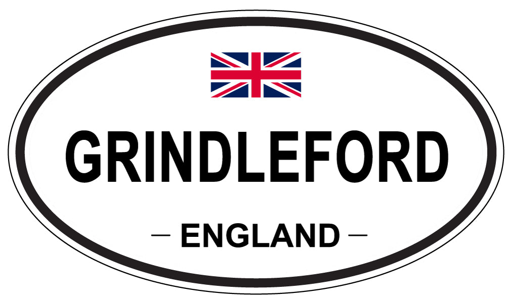 GRINDLEFORD, England - Oval Magnet