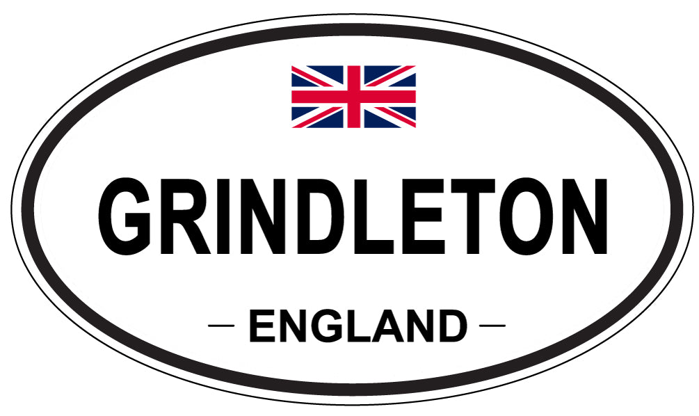 GRINDLETON, England - Oval Magnet