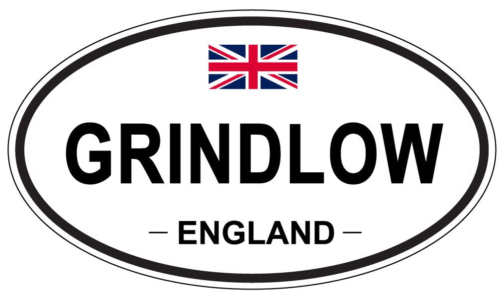 GRINDLOW, England - Oval Magnet