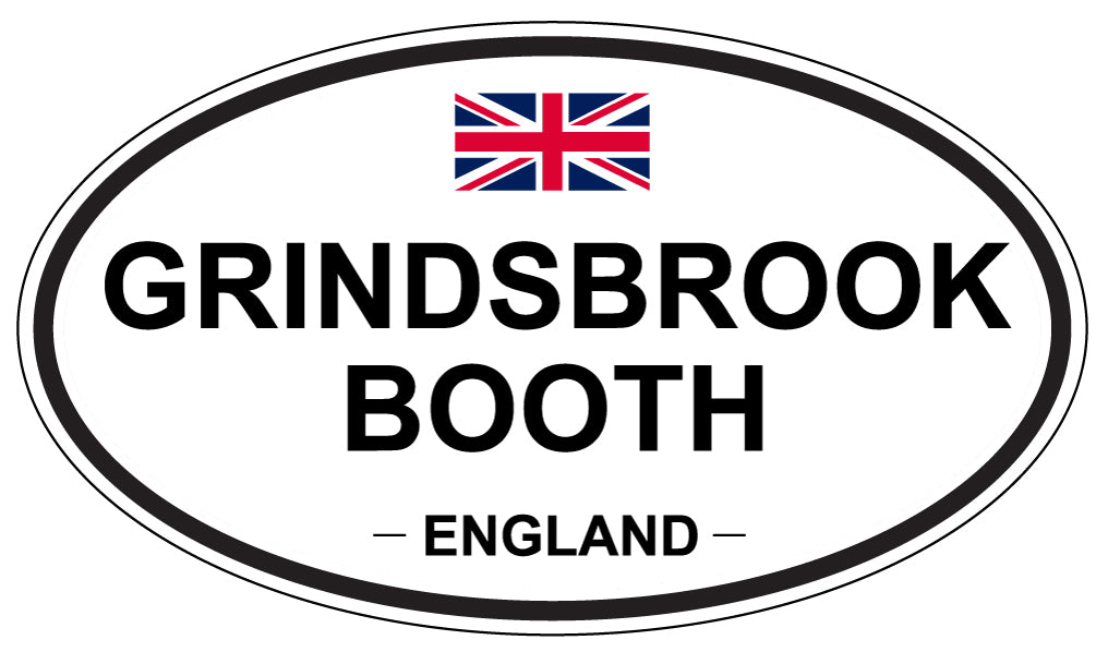 GRINDSBROOK BOOTH, England - Oval Magnet