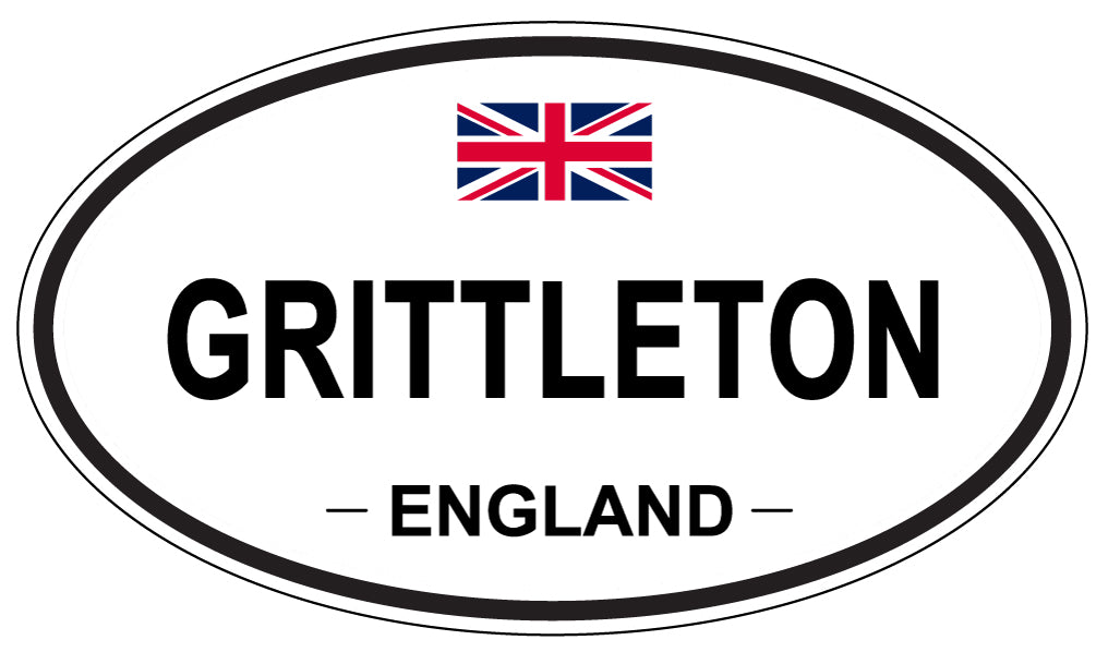 GRITTLETON, England - Oval Magnet