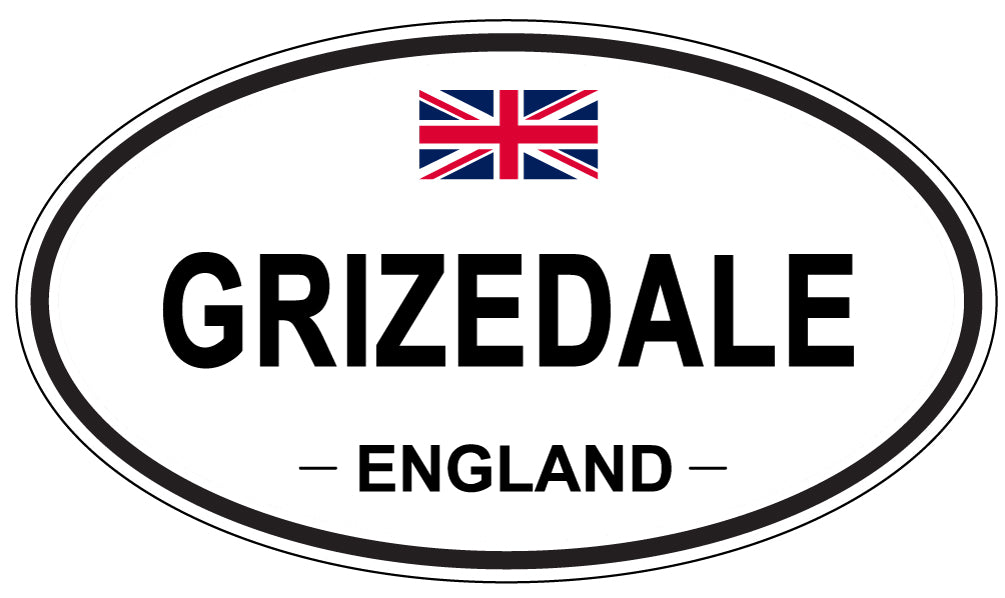 GRIZEDALE, England - Oval Magnet