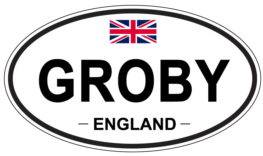 GROBY, England - Oval Magnet