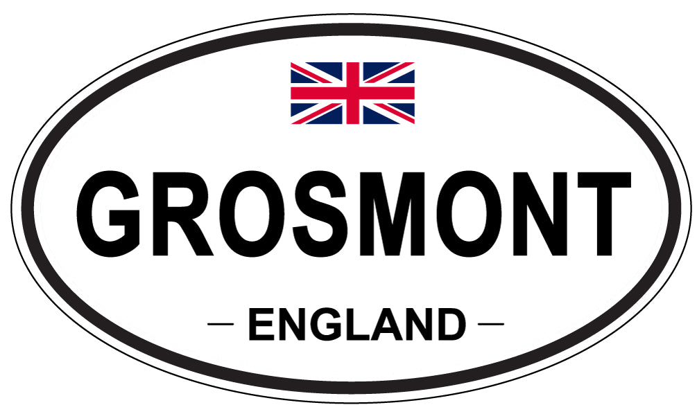 GROSMONT, England - Oval Magnet
