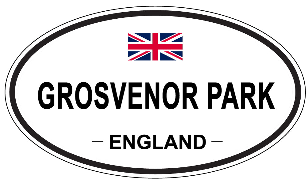 GROSVENOR PARK, England - Oval Magnet