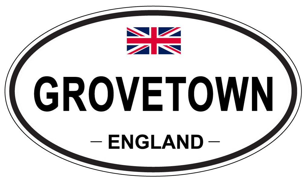 GROVETOWN, England - Oval Magnet