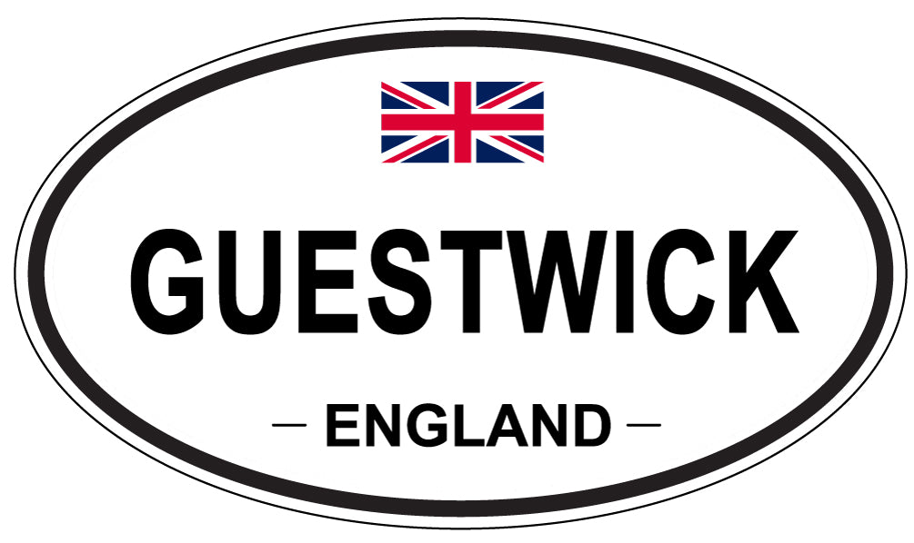 GUESTWICK, England - Oval Magnet
