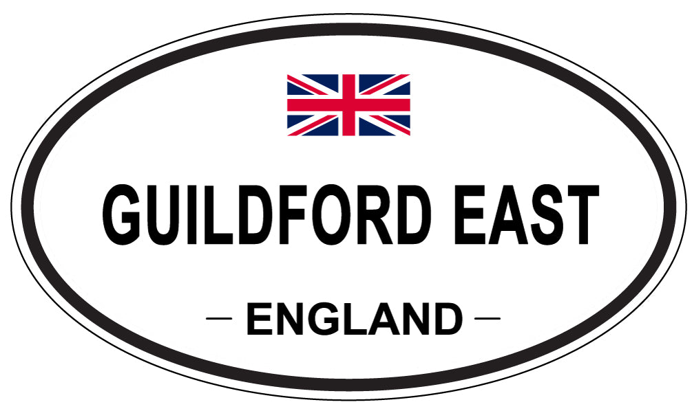 GUILDFORD EAST, England - Oval Magnet