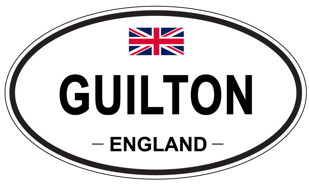 GUILTON, England - Oval Magnet