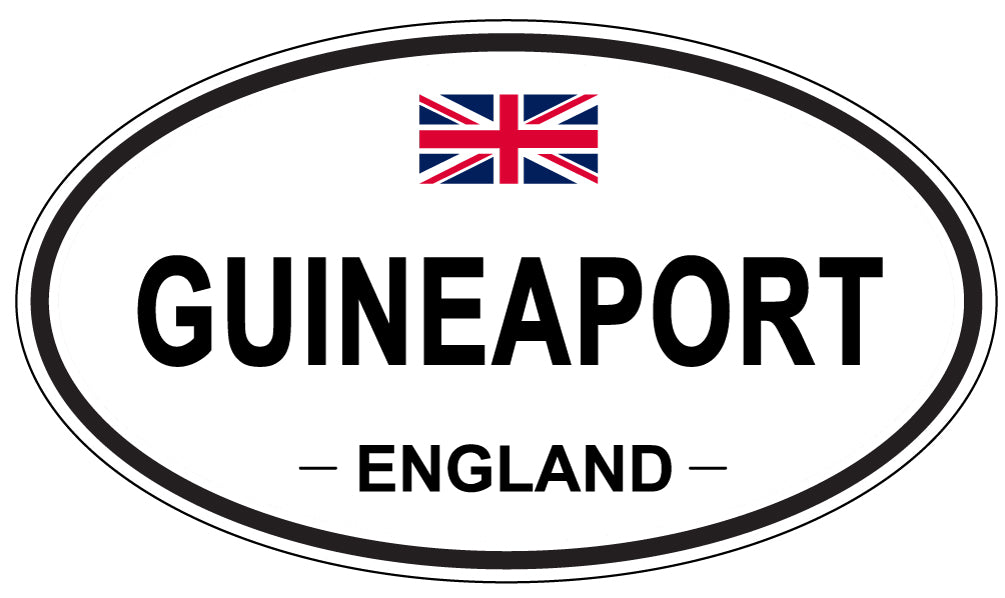 GUINEAPORT, ENGLAND - Oval Sticker