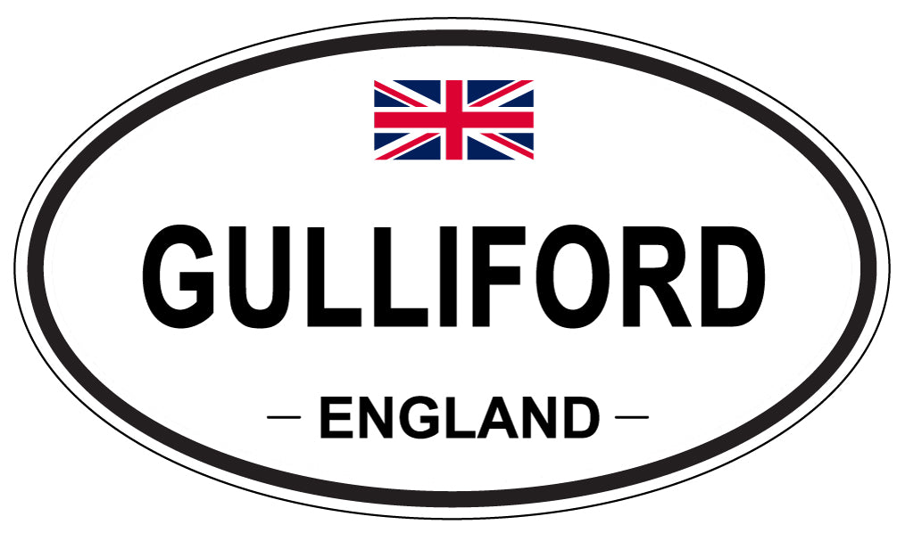 GULLIFORD, England - Oval Magnet