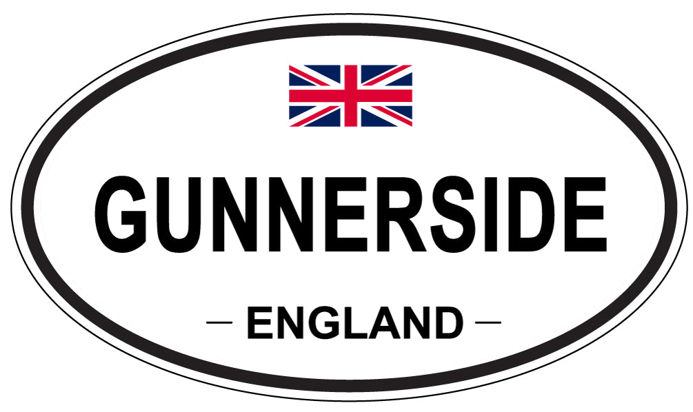 GUNNERSIDE, England - Oval Magnet