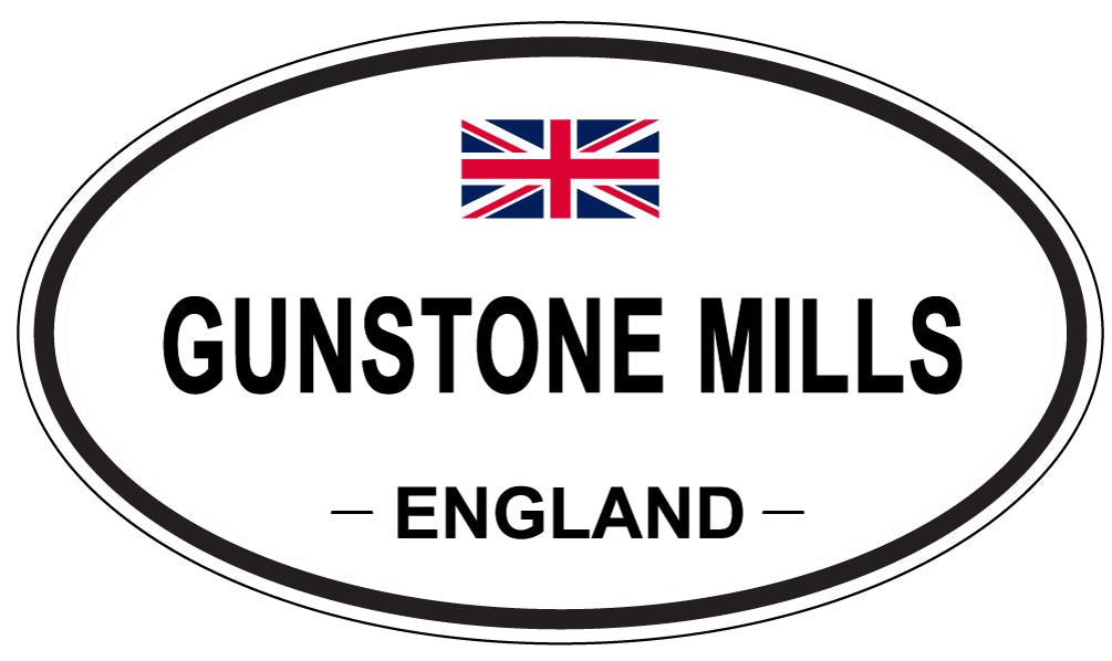 GUNSTONE MILLS, England - Oval Magnet
