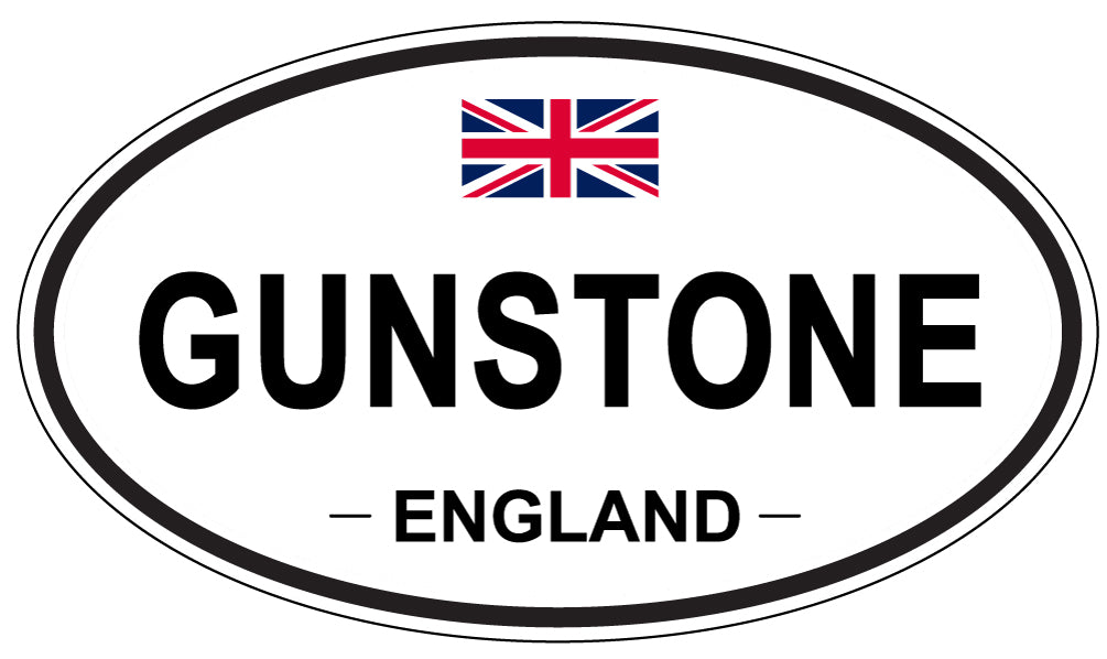 GUNSTONE, England - Oval Magnet