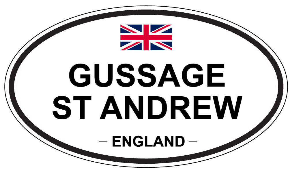 GUSSAGE ST ANDREW, England - Oval Magnet