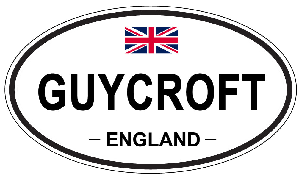 GUYCROFT, ENGLAND - Oval Sticker