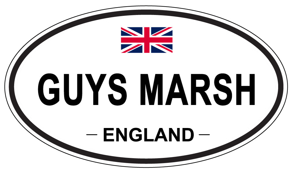 GUYS MARSH, England - Oval Magnet