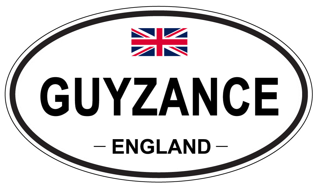 GUYZANCE, England - Oval Magnet