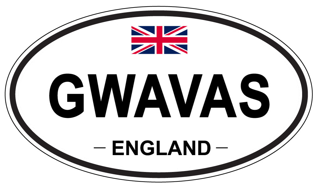GWAVAS, England - Oval Magnet