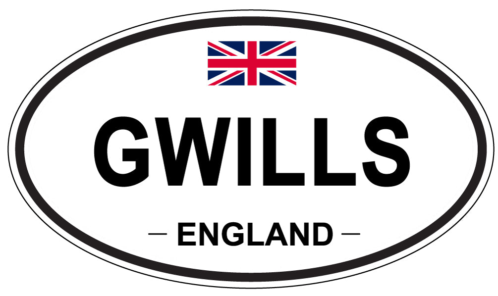 GWILLS, England - Oval Magnet