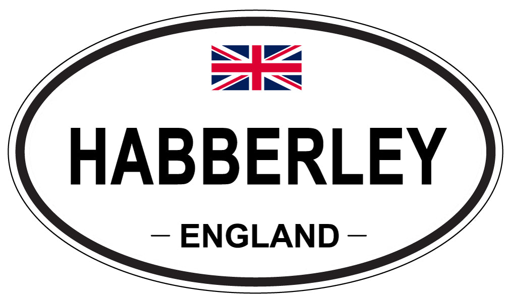 HABBERLEY, England - Oval Magnet