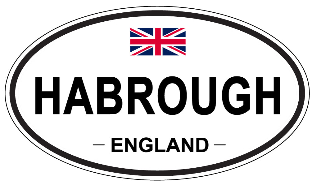 HABROUGH, England - Oval Magnet