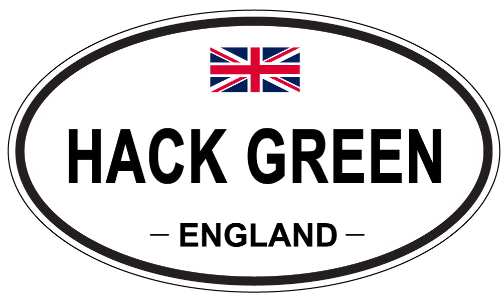 HACK GREEN, England - Oval Magnet