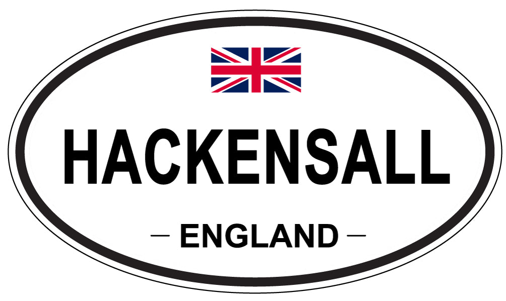 HACKENSALL, England - Oval Magnet