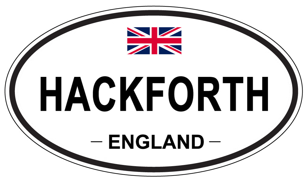 HACKFORTH, England - Oval Magnet