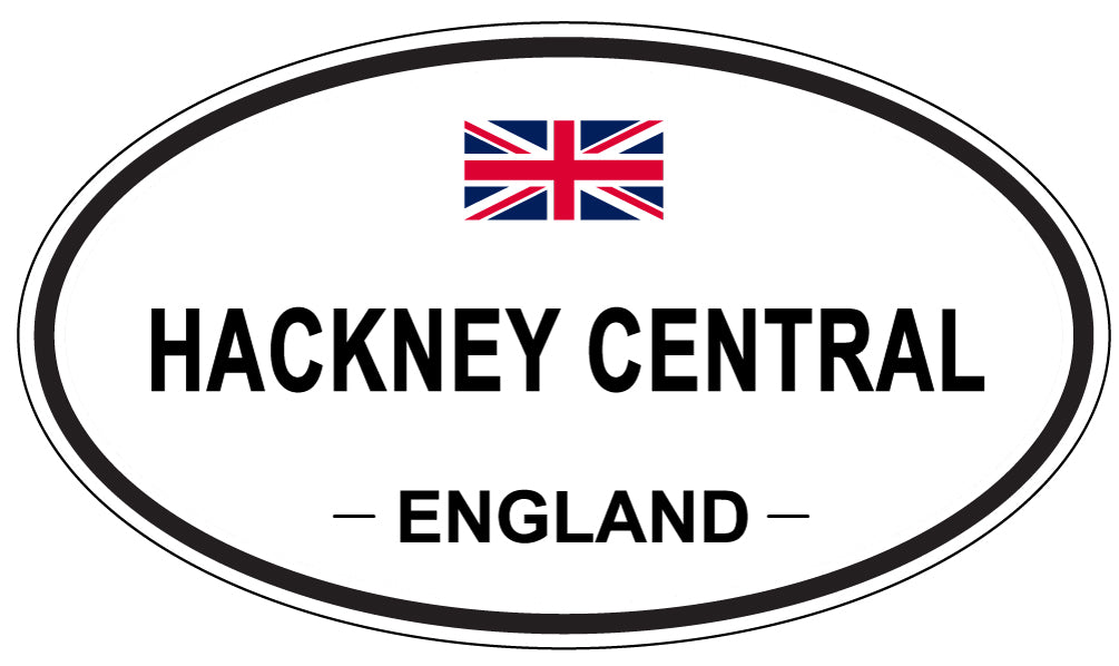 HACKNEY CENTRAL, England - Oval Magnet