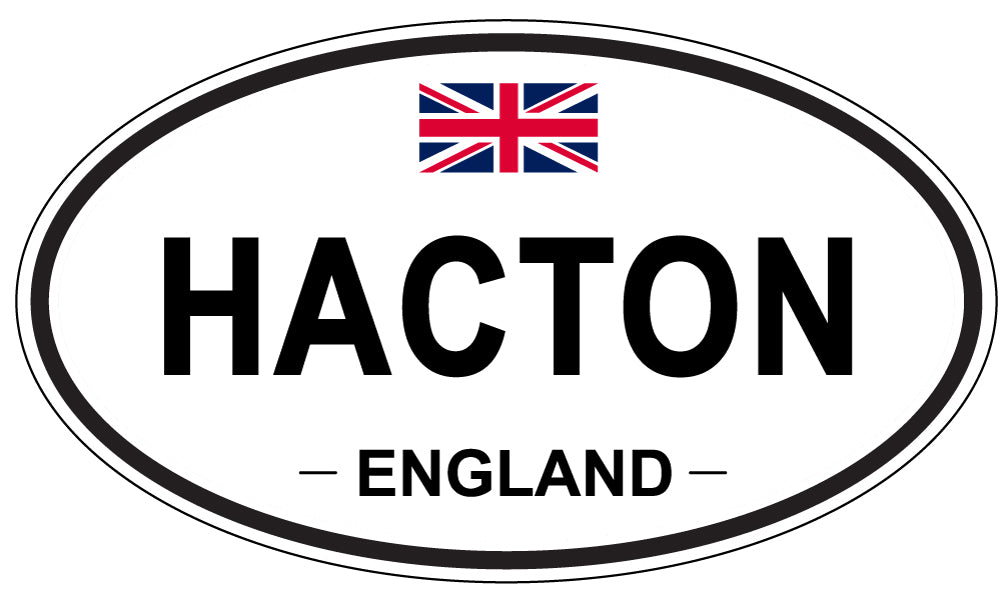 HACTON, England - Oval Magnet